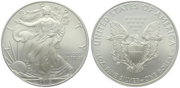 USA 1 Dollar 2010 Silver Eagle - 1 Unze Feinsilber